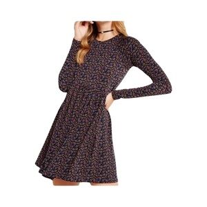 BCBGeneration Floral Print Babydoll Dress Size XXS